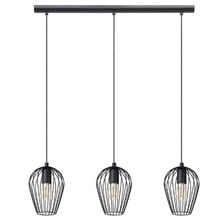 Newtown Linear Steel 3 Light Pendant